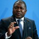 Mozambique President Filipe Nyusi speaks to media during a news conference with German Chancellor Angela Merkel (unseen) after their meeting at the Chancellery in Berlin, Germany, April 19, 2016.